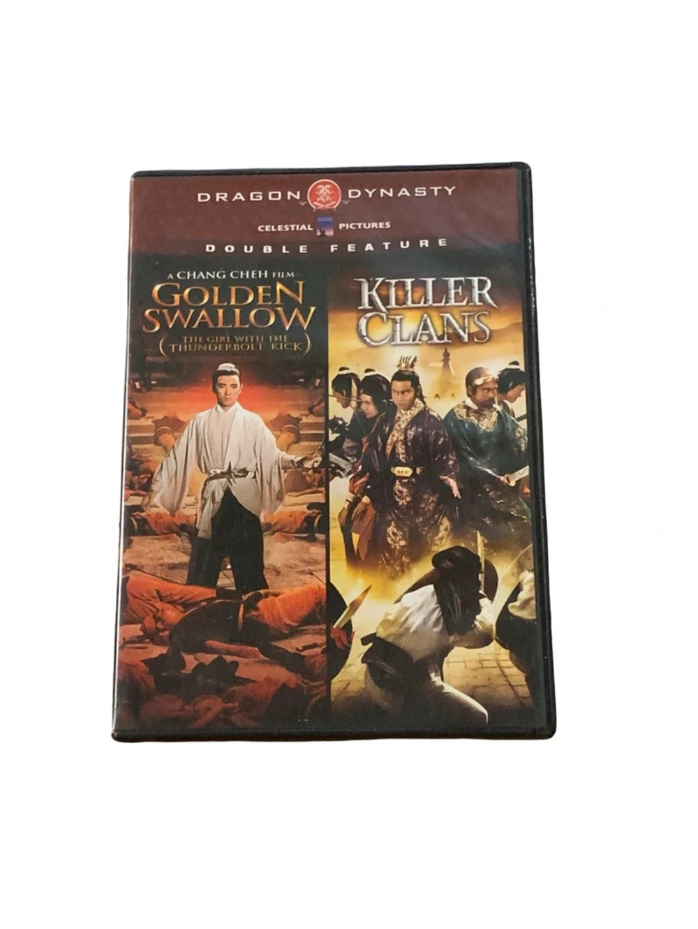 Dragon Dynasty Double Feature DVD Golden Swallow / Killer Clans Martial